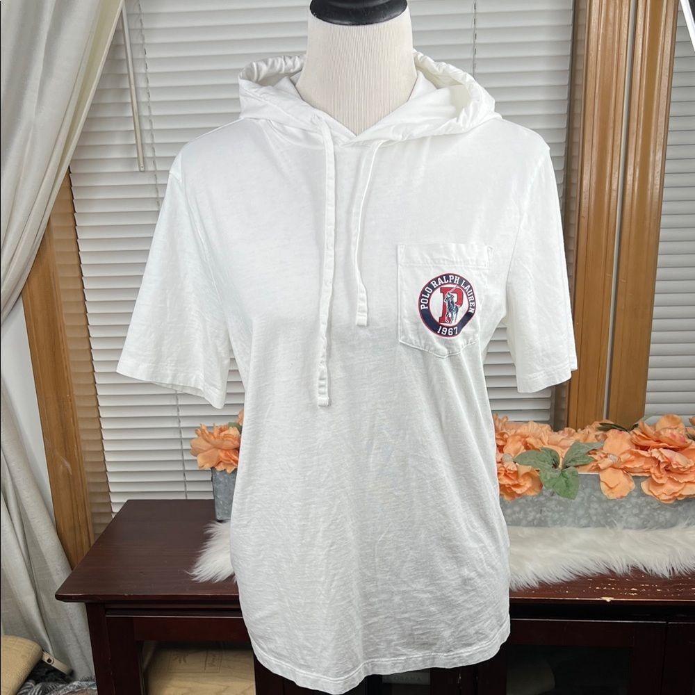 Polo RL Short Sleeve Hoodie T Size Small